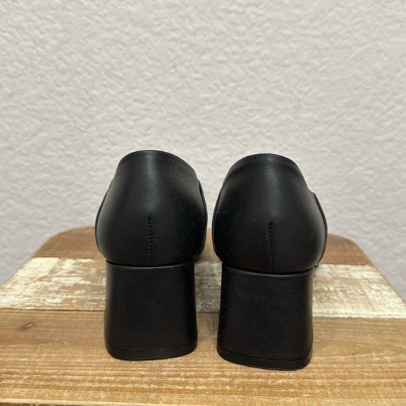 Nisolo Fiorela Go To Leather Mid Heel Black Size 8.5 - Picture 6 of 9